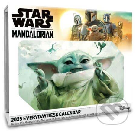 Oficiálny stolový trhací kalendár 2025: Star Wars The Mandalorian (). , 2024