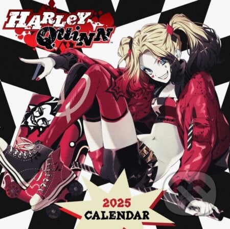 Oficiálny nástenný kalendár 2025 DC Comics: Harley Quinn s plagátom