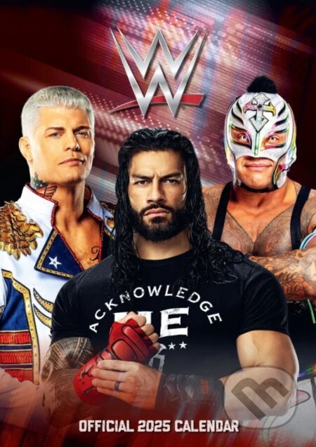 Oficiálny nástenný kalendár WWE - World Wrestling Ent.: Zápasníci (). , 2024