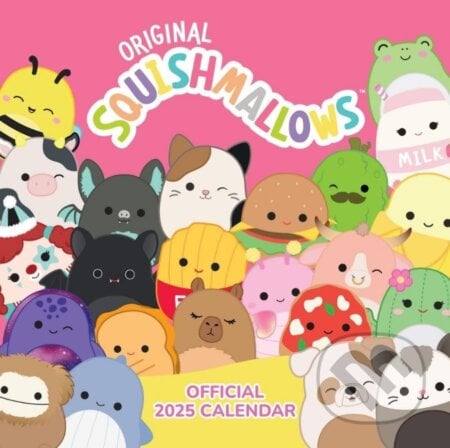 Oficiálny nástenný kalendár 2025: Squishmallows s plagátom