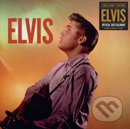 Oficiálny zberateľský nástenný kalendár 2025 Elvis Presley - Golden Records LP replika (). , 2024