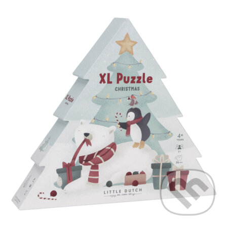 Puzzle: Puzzle vianočné XL (Little Dutch)