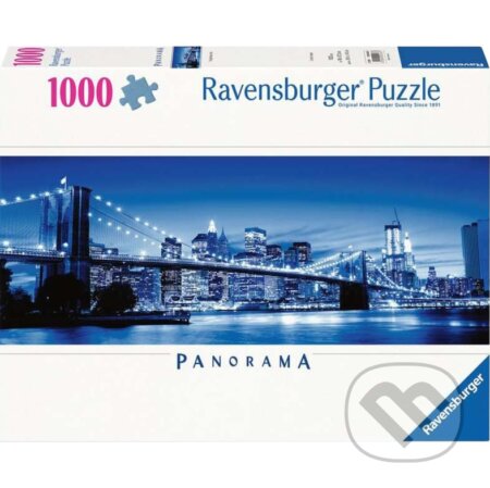 Soumrak v New Yorku 1000 - puzzle z kategorie Města a stavby