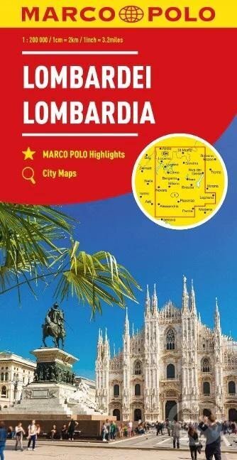 Itálie č.2 - Lombardie, severoitalská jezera 1:200 000 / regionální mapa MARCO POLO (Marco Polo)