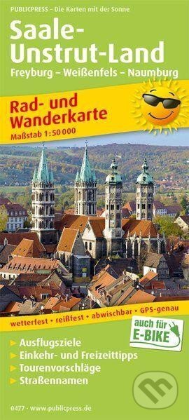 Saale-Unstrut-Land, Freyburg-Weißenfels-Naumburg 1:50 000 / cyklistická a turistická mapa (freytag&berndt)