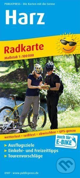 Harz 1:100 000 / cyklistická mapa (freytag&berndt)