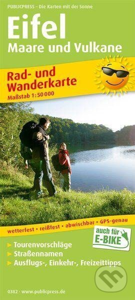 Eifel, Maars a sopky 1:50 000 / cyklistická a turistická mapa (freytag&berndt)