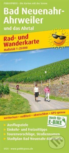 Bad Neuenahr-Ahrweiler a údolí Ahr 1:25 000 / cyklistická a turistická mapa (freytag&berndt)