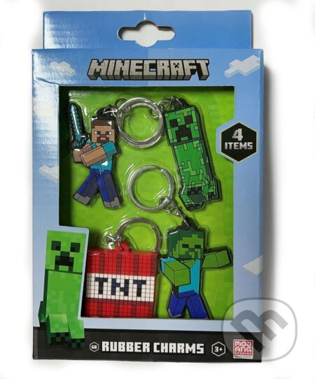 Minecraft Set gumových kľúčeniek 4ks (EPEE). EPEE, 2024