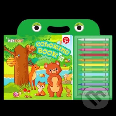 Zvieratká - maľovanka s voskovkami - kniha z kategorie Omalovánky