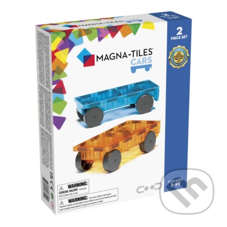 Magnetická stavebnica Cars 2 dielna Blue/orange - hra z kategorie Stavebnice