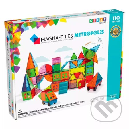 Magnetická stavebnica Metropolis 110 dielov, Magna-Tiles, 2024