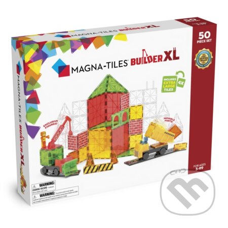 Magnetická stavebnica Builder XL Trucks 50 dielov - hra z kategorie Stavebnice