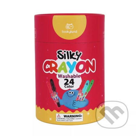 Jemné voskovky Umývateľné 24 ks