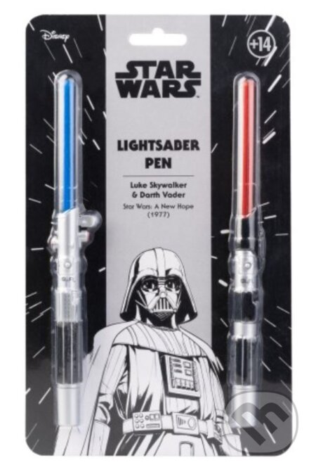 Set svietiacich pier Star Wars: replika mečov Luke Skywalkera a Darth Vadera (). , 2024