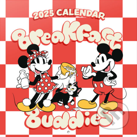Oficiálny nástenný kalendár 2025 Disney: Mickey Mouse s plagátom (). , 2024