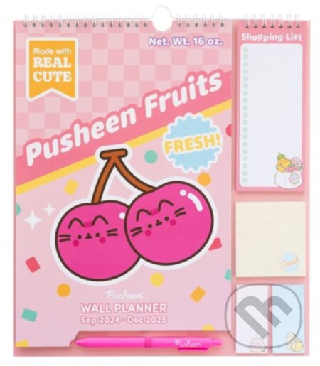 Oficiálny nástenný plánovací kalendár 2025 Pusheen (). , 2024