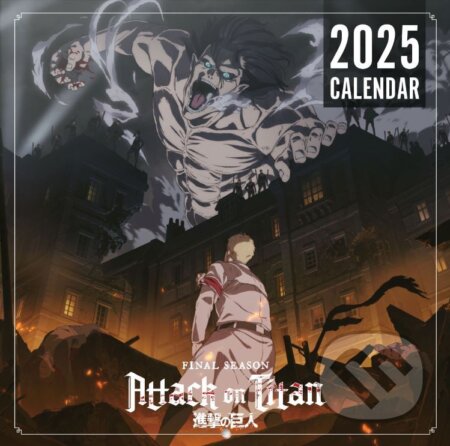 Oficiálny nástenný kalendár 2025 s plagátom: Attack On Titan (). , 2024
