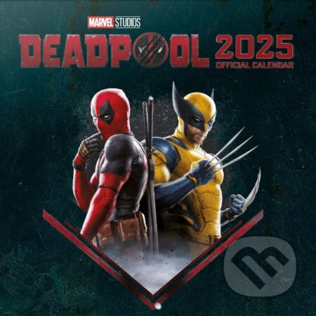 Oficiálny nástenný kalendár Marvel Comics: Deadpool 2025 - s plagátom