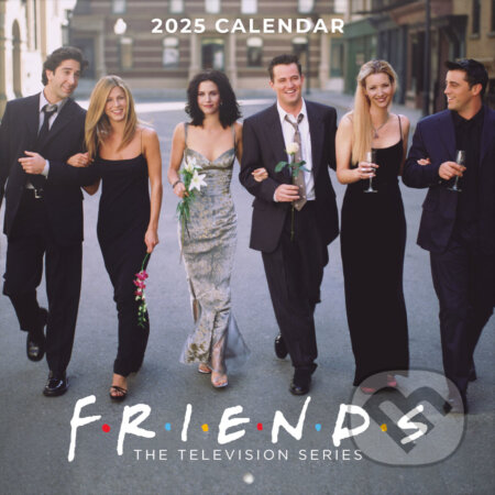 Oficiálny nástenný kalendár Friends 2025 s plagátom (). , 2024