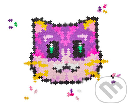 Plus-Plus Skládej podle čísel - Kočička 500 ks