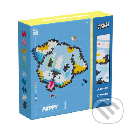 Plus-Plus Skládej podle čísel - Pejsek 500 ks