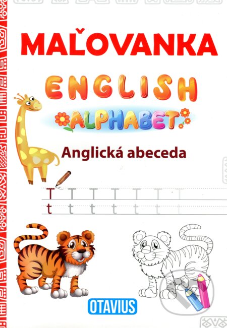 Maľovanka - English alphabet, OTAVIUS, 2017