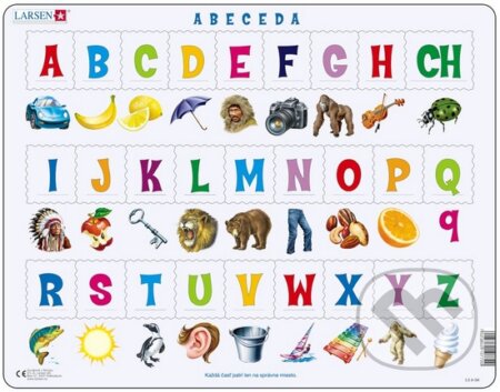 Abeceda LS8 - puzzle z kategorie Naučné puzzle