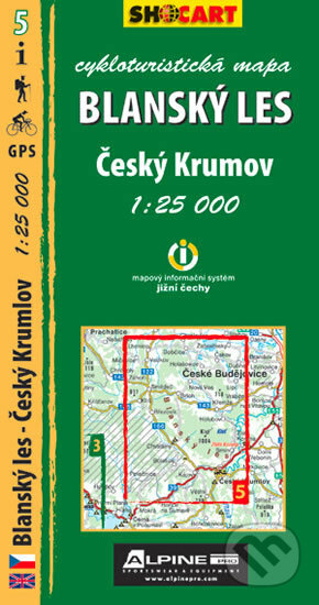 Blanský les - cykloturistická mapa č. 5 /1:25 000, MCU, 2014
