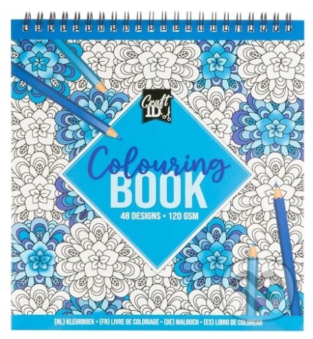 Colouring Book (modrý sešit) - kniha z kategorie Omalovánky