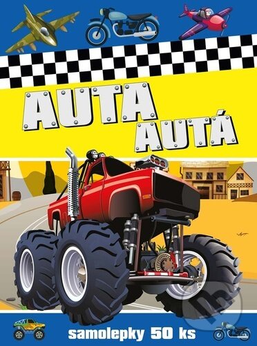 Auta/Autá (samolepky 50 ks) - kniha z kategorie Omalovánky