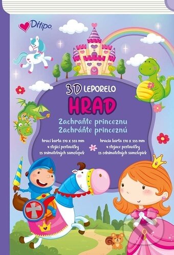 3D Leporelo Hrad (Zachraňte princeznu/Zachráňte princeznú) - kniha z kategorie Pohádky