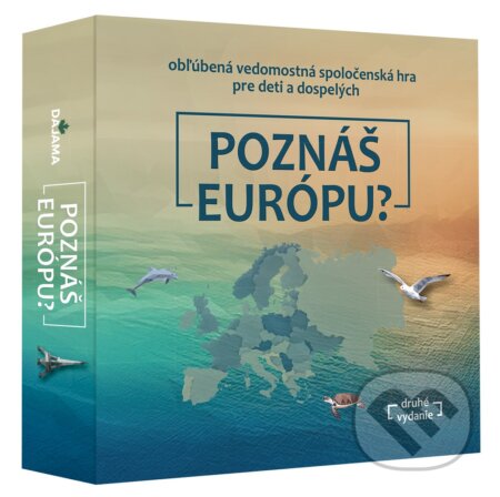 Poznáš Európu? (Obľúbená vedomostná spoločenská hra pre deti a dospelých) - hra z kategorie Vzdělávací hry