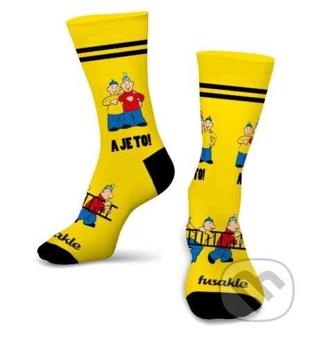 Ponožky Pat a Mat s rebríkom L (Veľkosť L (43 - 46))