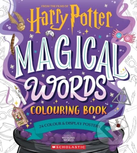 Magical Words Colouring Book - Aly Gabriela Pirela, Violet Tobacco - kniha z kategorie Omalovánky