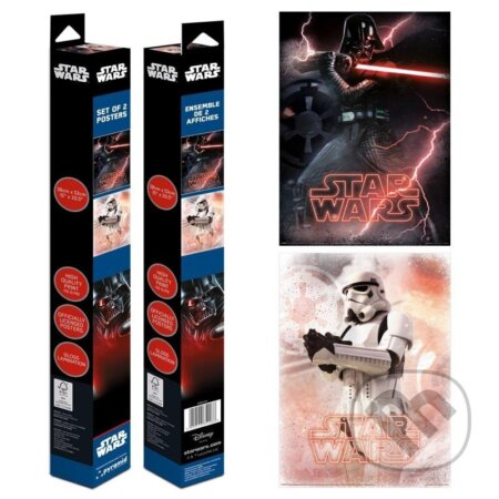 Star Wars set plagátov 2ks