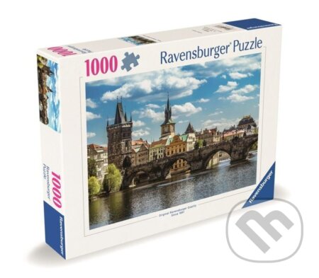 Česká kolekce: Praha - Pohled na Karlův most - puzzle z kategorie Města a stavby