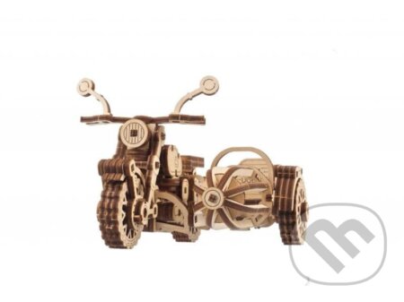 Harry Potter - Hagridova létající motorka (3D dřevěné mechanické puzzle) - puzzle z kategorie 60 - 300 dílků