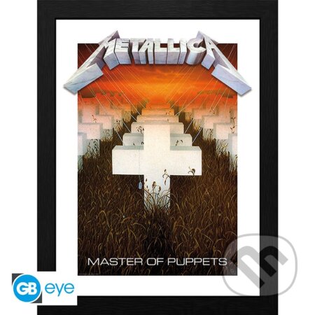 Metallica Zarámovaný plagát - Master of Puppets