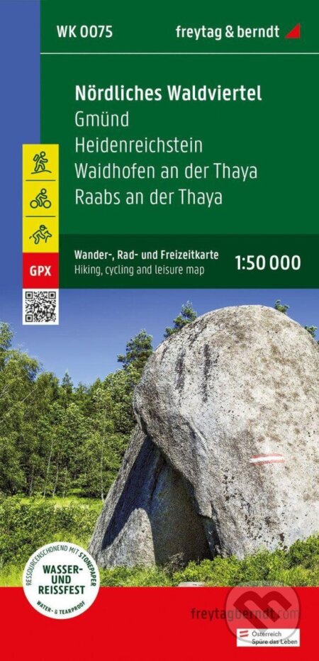 Severní Waldviertel a 1:50 000 / turistická a cykloturistická mapa (freytag&berndt)