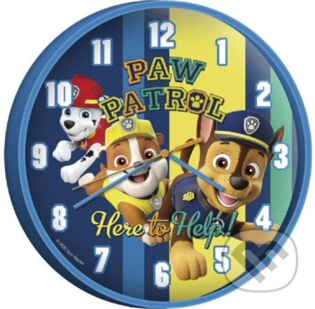 Nástenné hodiny Paw Patrol: Here To Help (). , 2024