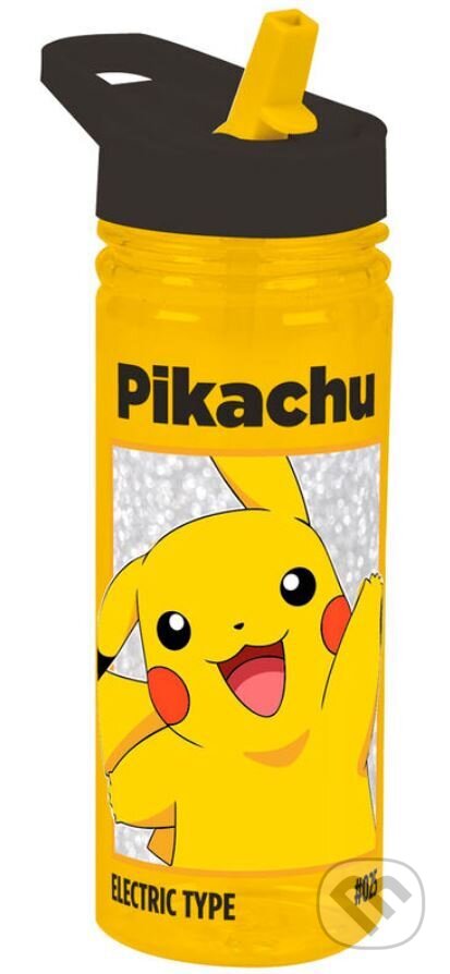 Plastová fľaša na pitie Pokémon: Pikachu Elektrický typ (Pokemon). Pokemon, 2024