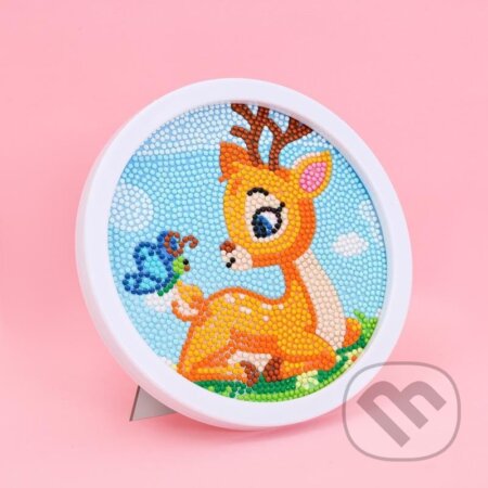 Diamantové malování s rámem - Kreslený koloušek 17 cm