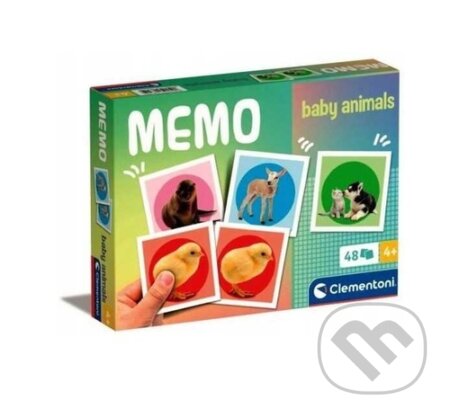 Společenská hra: Pexeso Mláďata (Clementoni)