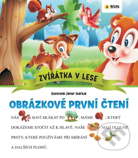 Zvířátka v lese - Obrázkové první čtení - kniha z kategorie Naučné knihy