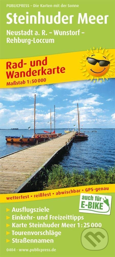 Steinhuder Meer, Neustadt a. R. Wunstorf-Rehburg-Loccum 1:50 000 / cyklistická a turistická mapa (freytag&berndt)