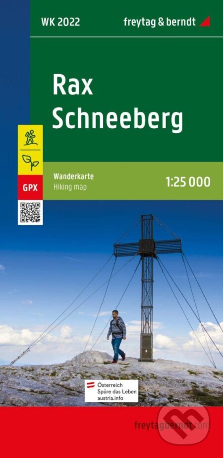 Rax-Schneeberg, 1:25 000 / turistická a cykloturistická mapa (freytag&berndt)