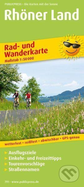 Rhöner Land 1:50 000 / cyklistická a turistická mapa (freytag&berndt)