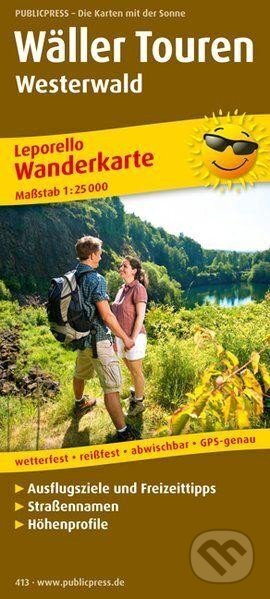 Wäller Touren Westerwald 1:25 000 / turistická mapa (freytag&berndt)