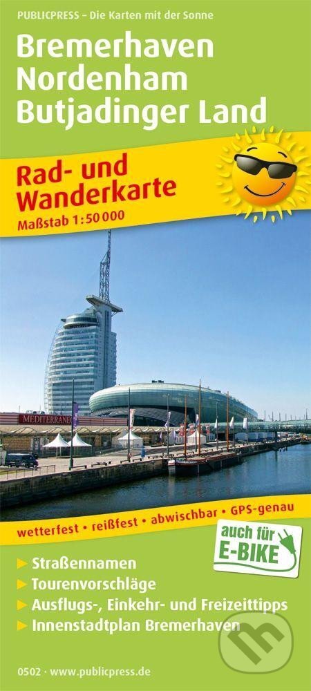 Bremerhaven-Nordenham-Butjadinger Land 1:50 000 / cyklistická a turistická mapa (freytag&berndt)